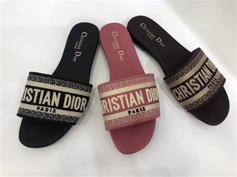 christian dior bag and slippers|christian dior slippers original price.